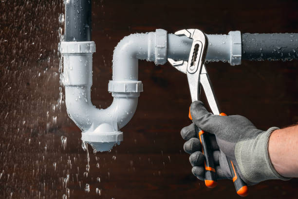 Professional Gas Line Repair technician working in Bedford, MA